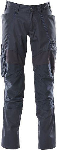 MASCOT® Hose mit Knietaschen, schwarzblau, Schrittlänge 82 cm, Gr. C48