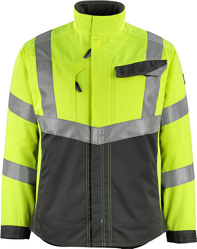 MASCOT® Oxford Arbeitsjacke, warngelb/dunkelanthrazit, Gr. L 