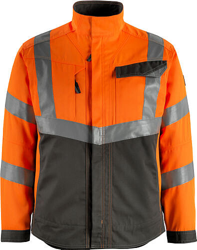 MASCOT® Oxford Arbeitsjacke, warnorange/dunkelanthrazit, Gr. L 