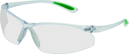 Schutzbrille FeatherFit - PC - klar - klar/grün 