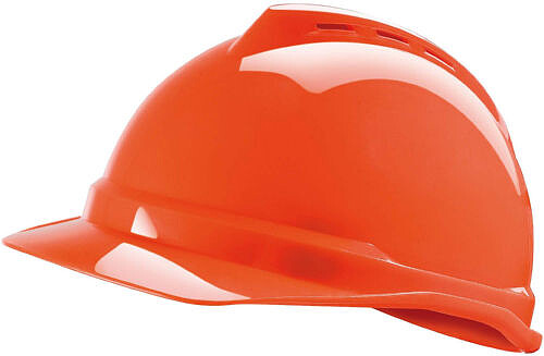 Schutzhelm V-Gard 500 Fas-Trac® III PVC, belüftet, orange 