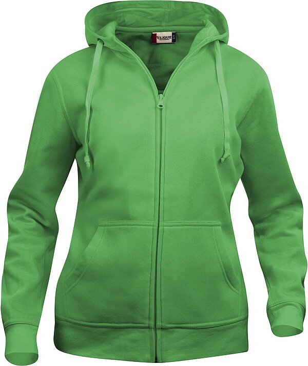 Basic Hoody Full zip ladies, apfelgrün, Gr. L 