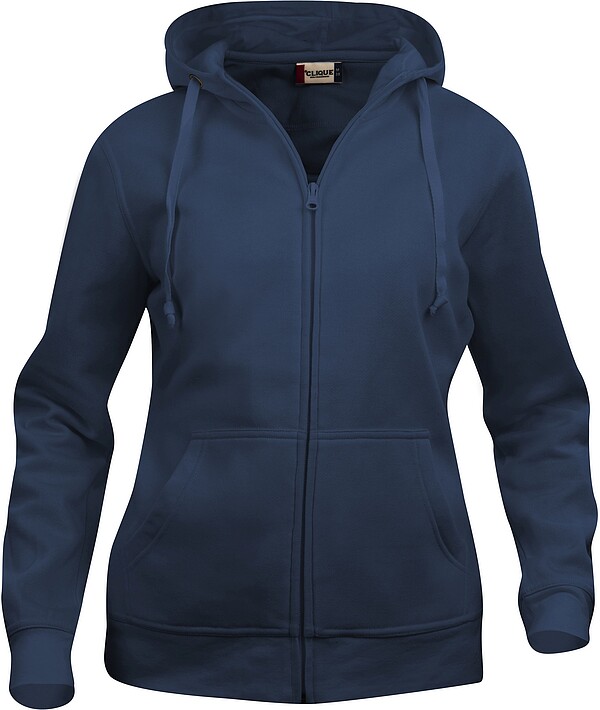 Basic Hoody Full zip ladies, dark navy, Gr. L 