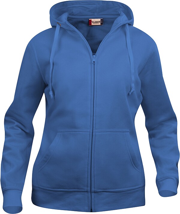 Basic Hoody Full zip ladies, royal, Gr. M