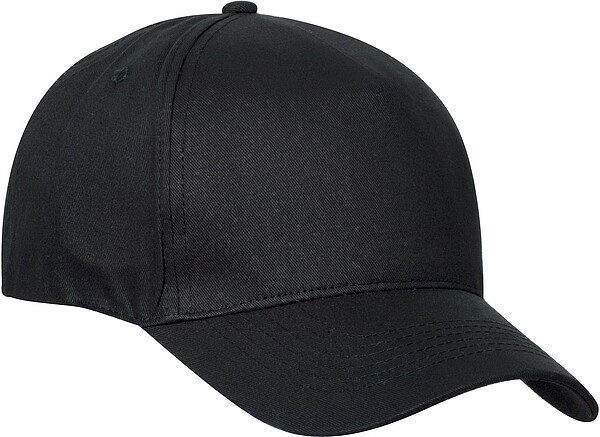 Basic Twill-Cap, schwarz 