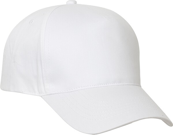 Basic Twill-Cap, weiß 