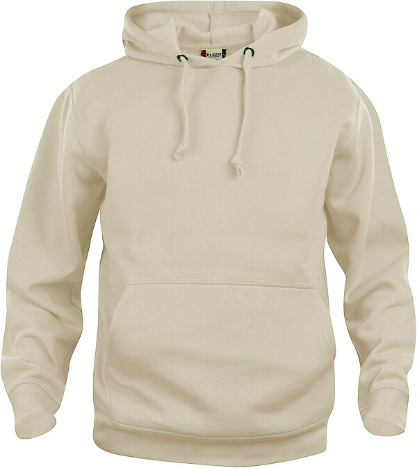 Kapuzen-Sweatshirt Basic Hoody, helles beige, Gr. XL 