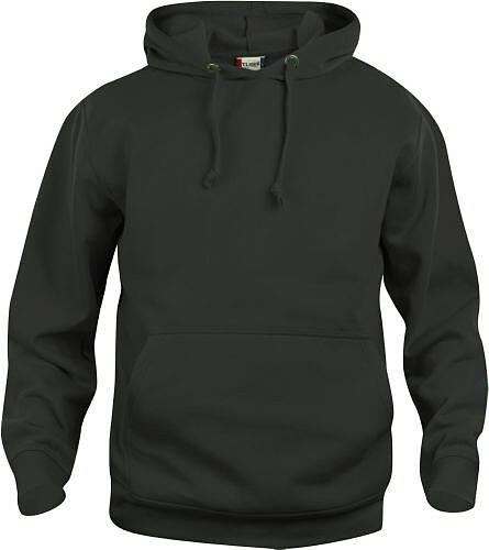 Kapuzen-Sweatshirt Basic Hoody, schwarz, Gr. XL 