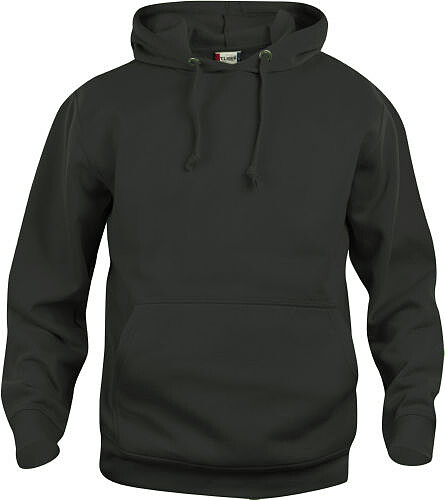 Kapuzen-​Sweatshirt Basic Hoody, schwarz, Gr. XL