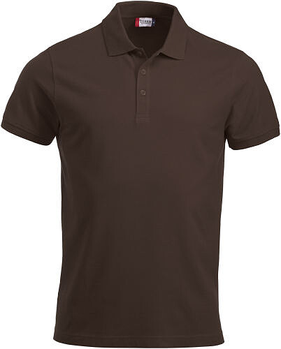 Polo-Shirt Classic Lincoln S/S, dunkles mocca, Gr. M 
