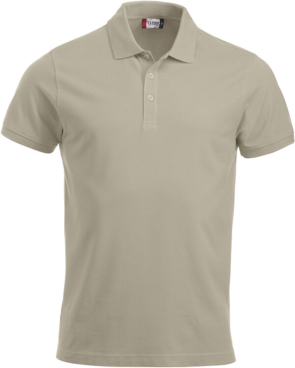 Polo-Shirt Classic Lincoln S/S, helles beige, Gr. M 