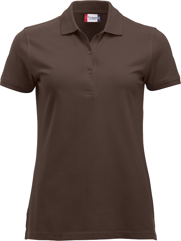 Polo-Shirt Classic Marion S/S, dunkles mocca, Gr. 2XL 