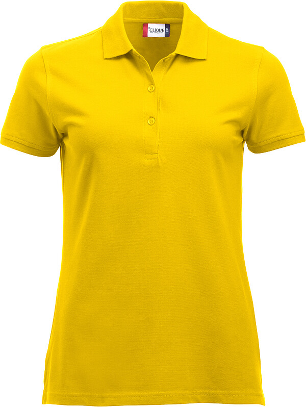 Polo-Shirt Classic Marion S/S, lemon, Gr. M 