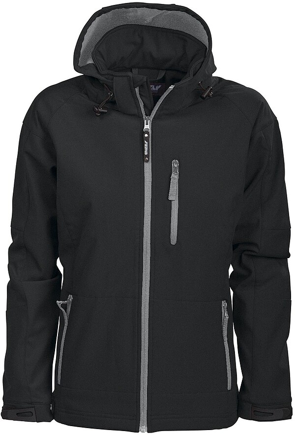 Softshell-Jacke Tulsa Lady, schwarz, Gr. 2XL 