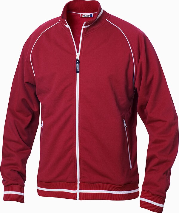 Sweatjacke Craig 021053, rot, Gr. S 