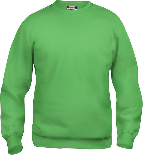 Sweatshirt Basic Roundneck, apfelgrün, Gr. 2XL 