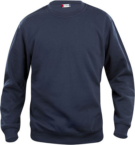 Sweatshirt Basic Roundneck, dunkelblau, Gr. 4XL 