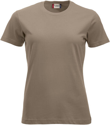 T-Shirt New Classic-T Ladies, caffe latte, Gr. S 