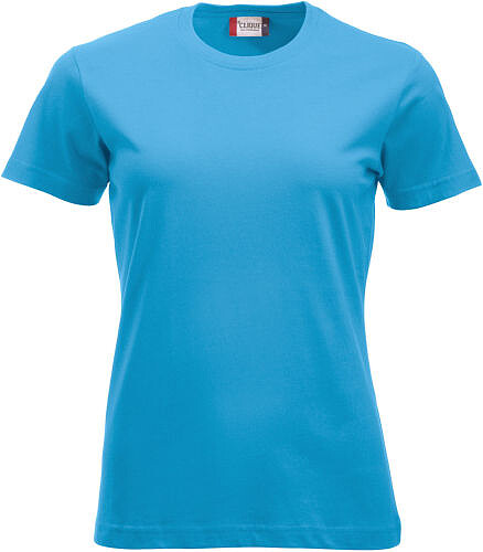 T-Shirt New Classic-T Ladies, türkis, Gr. S 