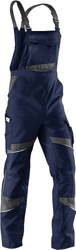 KÜBLER ACTIVIQ Latzhose 3250, dunkelblau/anthrazit, Gr. 110 