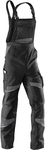 KÜBLER ACTIVIQ Latzhose 3250, schwarz/anthrazit, Gr. 54 