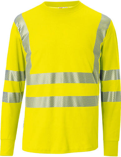 KÜBLER REFLECTIQ Longsleeve, warngelb, Gr. 3XL 