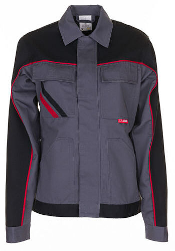 Highline Bundjacke 2319, schiefer/schwarz/rot, Gr. 34 