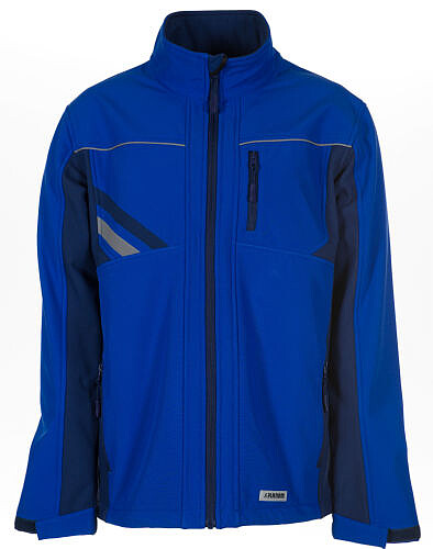 Highline Softshelljacke 2380, kornblau/marine/zink, Gr. 2XL 