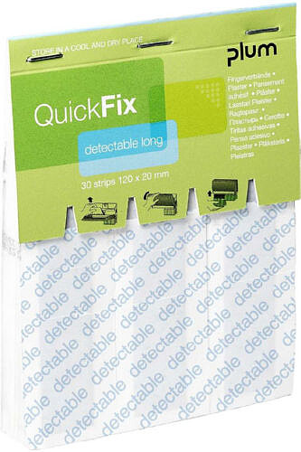 QuickFix QuickFix Detectable Long Refill (Refill 30 Fingerverbände) 