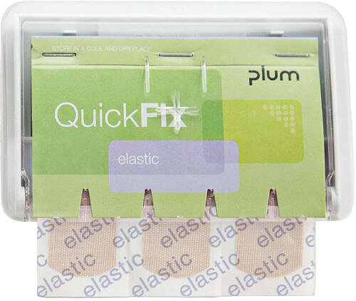 QuickFix UNO Pflasterspender transparent (45 Pflasterstrips elastic) 