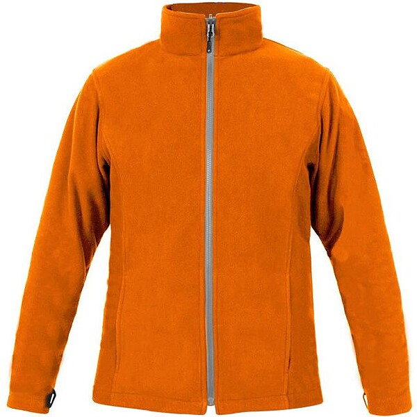 Men’s Fleece-Jacket C, orange, Gr. 4XL 