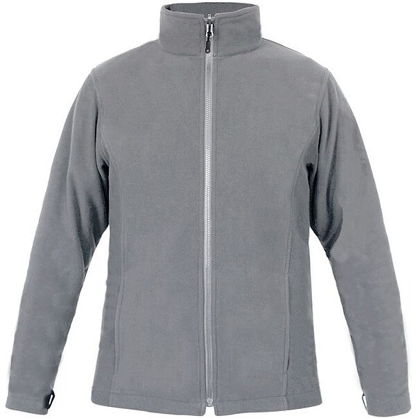 Men’s Fleece-Jacket C, steel gray, Gr. 4XL 