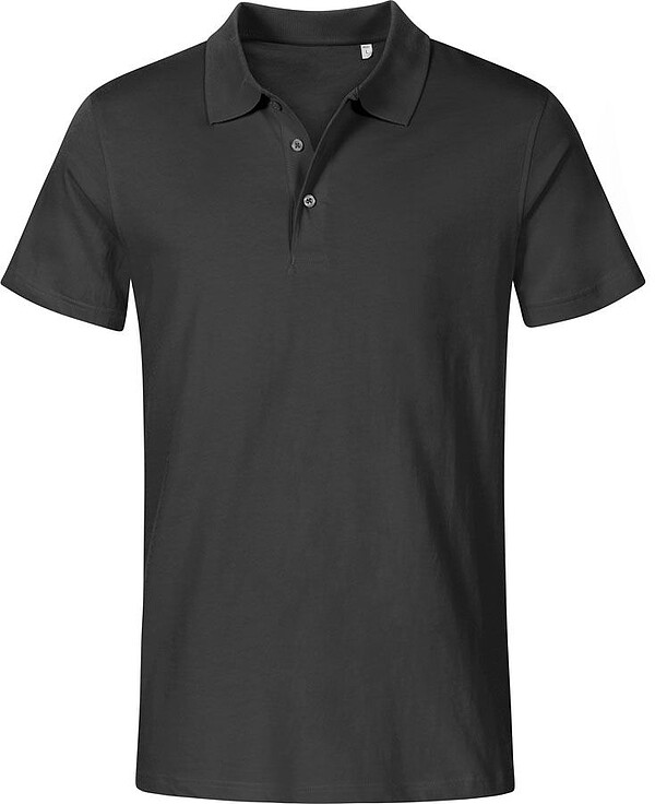 Men's Jersey Polo-​Shirt, charcoal, Gr. S