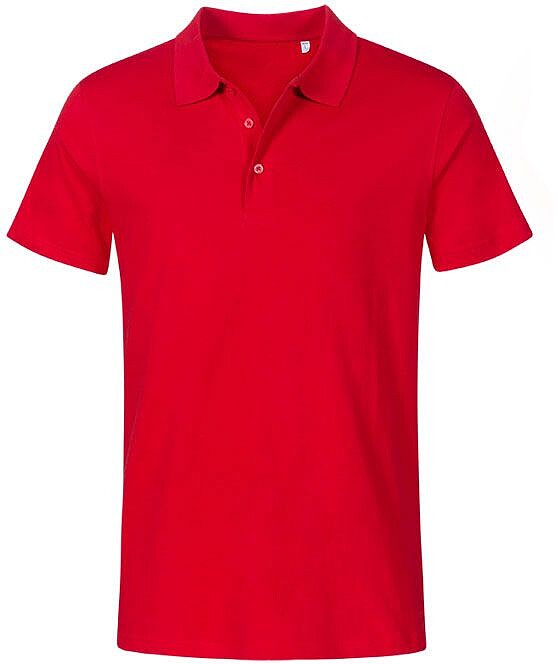 Men's Jersey Polo-Shirt, fire red, Gr. 2XL 
