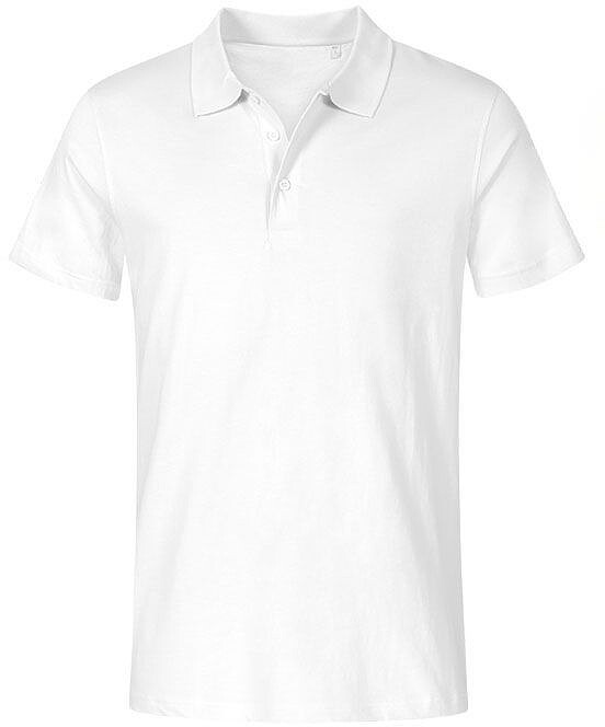 Men's Jersey Polo-Shirt, white, Gr. 5XL 