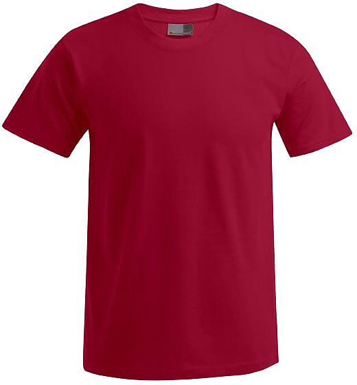 Men’s Premium-T-Shirt, cherry berry, Gr. 4XL 