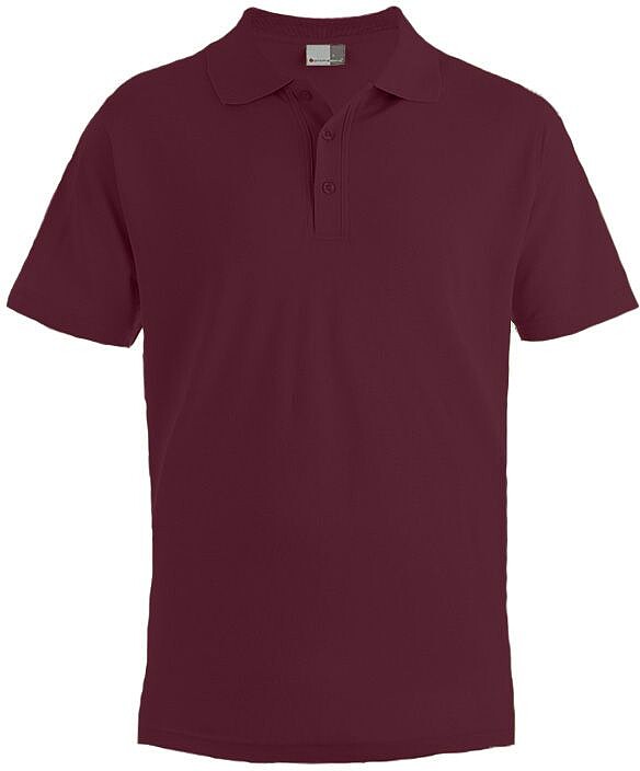 Men’s Superior Polo-Shirt, burgundy, Gr. 3XL 