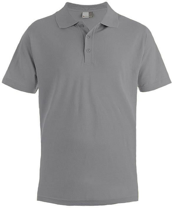 Men’s Superior Polo-Shirt, new light grey, Gr. L 