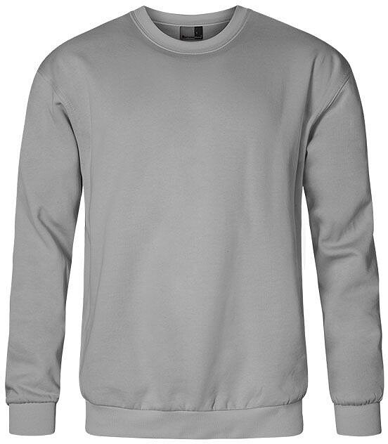 Men’s Sweater, new light grey, Gr. 3XL