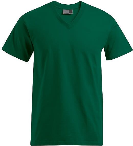 Premium V-Neck-T-Shirt, forest, Gr. 2XL 
