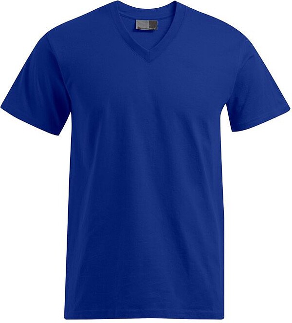 Premium V-Neck-T-Shirt, royal, Gr. 2XL 