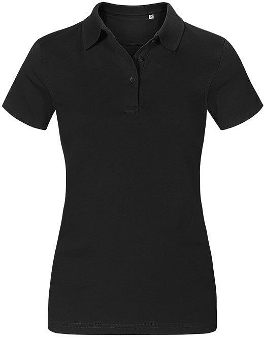 Women’s Jersey Polo-Shirt, black, Gr. 3XL 