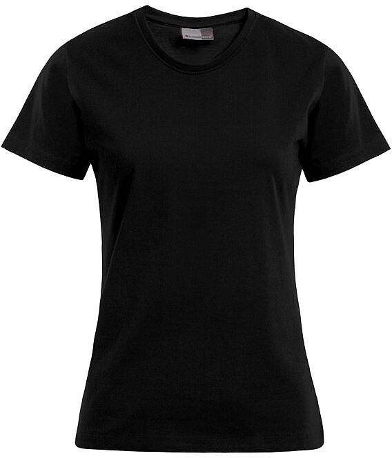 Women’s Premium-T-Shirt, black, Gr. 2XL 