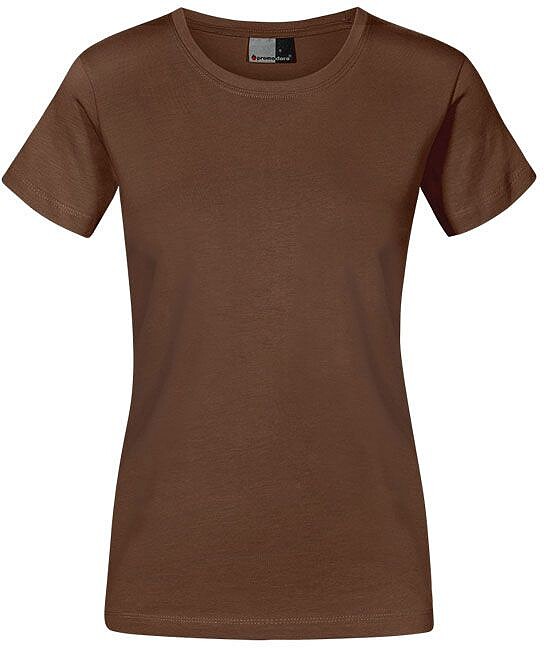 Women’s Premium-T-Shirt, brown, Gr. M 