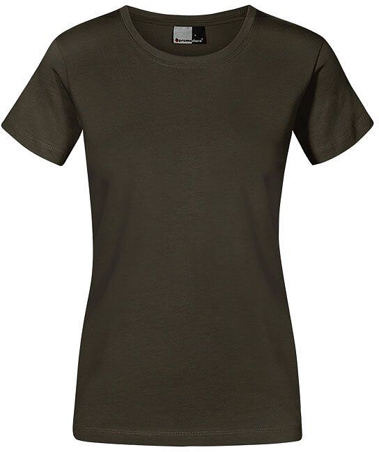 Women’s Premium-T-Shirt, khaki, Gr. 2XL 