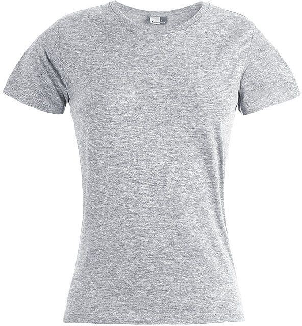 Women’s Premium-T-Shirt, sports grey, Gr. L 