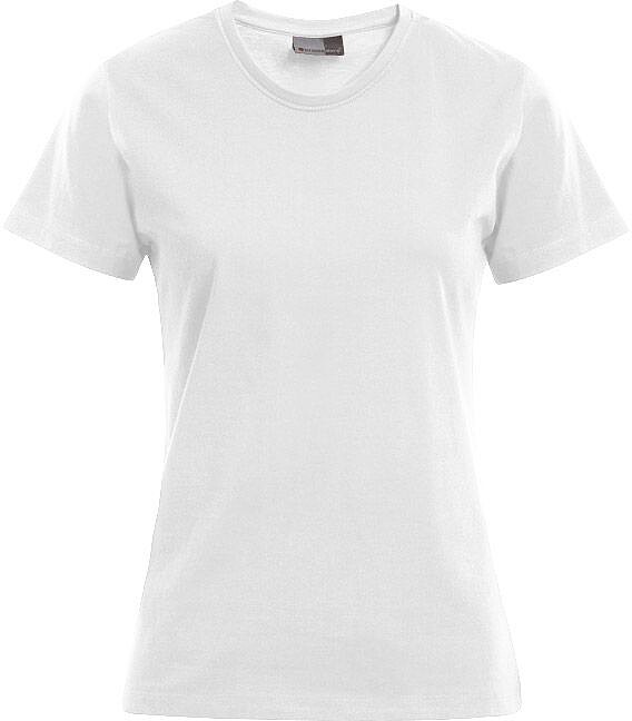 Women’s Premium-T-Shirt, white, Gr. M 