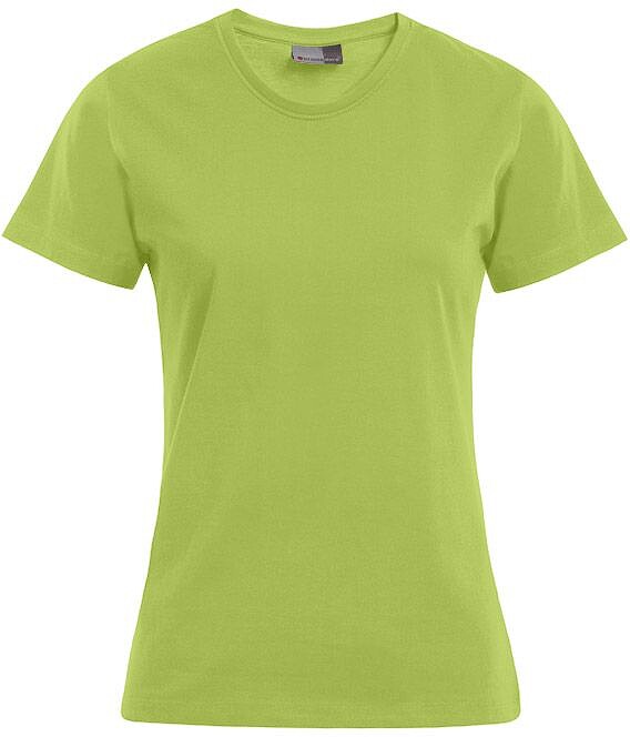Women’s Premium-T-Shirt, wild lime, Gr. XL 