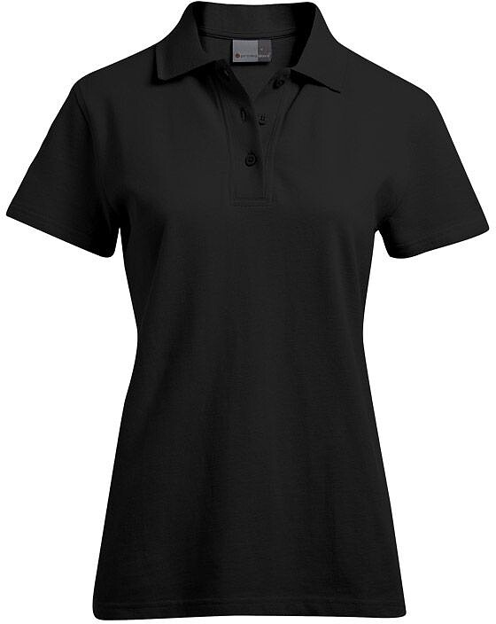 Women’s Superior Polo-Shirt, black, Gr. L 