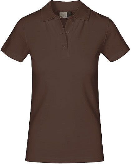 Women’s Superior Polo-​Shirt, brown, Gr. XL